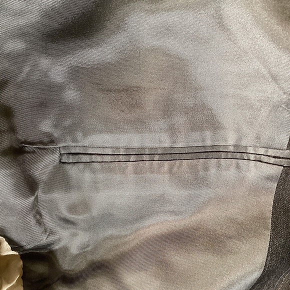 Brooks Brothers "346" Suit Jacket 48R* Grey Pencil Stripe 2 Button Single Breast - Picture 4 of 7